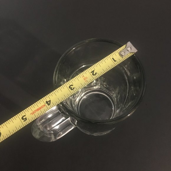 Set of 2 Large Heavy Glass Beer Mugs - Picture 11 of 12